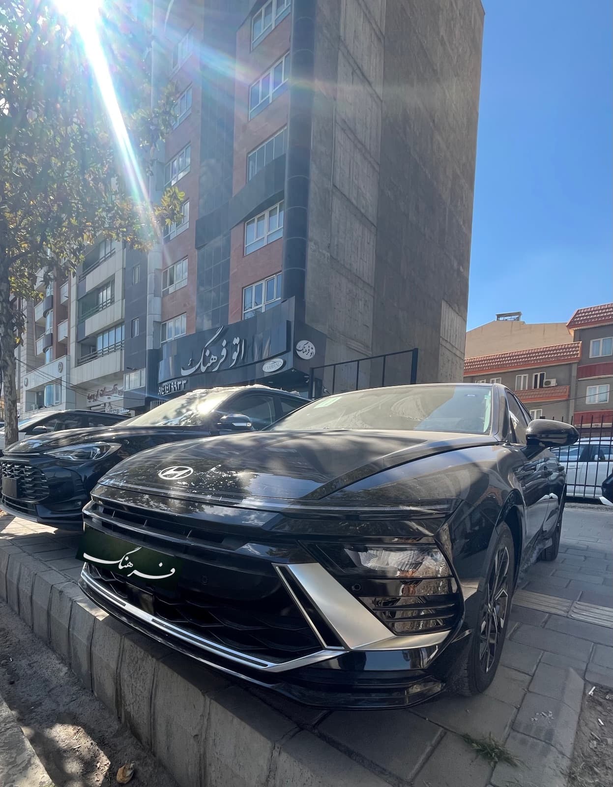 هیوندای سوناتا ۲۰۲۵ مشکی صفر کیلومتر پلاک منطقه آزاد ماکو